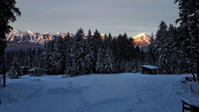 Free download Mountains Kicking Horse Snow -  free photo or picture to be edited with GIMP online image editor