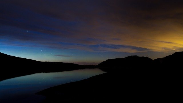 Free download Mountains Long Exposure Nature -  free photo or picture to be edited with GIMP online image editor