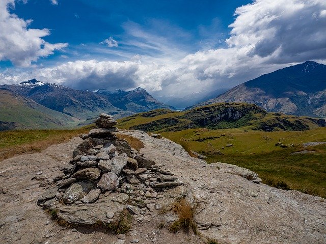 Free download Mountains New Zealand Landscape -  free photo or picture to be edited with GIMP online image editor