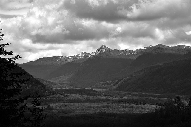 Free download Mountains Peaks Landscape -  free photo or picture to be edited with GIMP online image editor