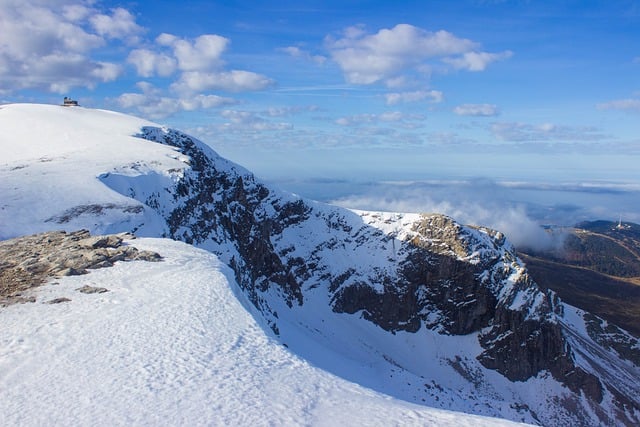 Free download mountains peak snow sky clouds free picture to be edited with GIMP free online image editor