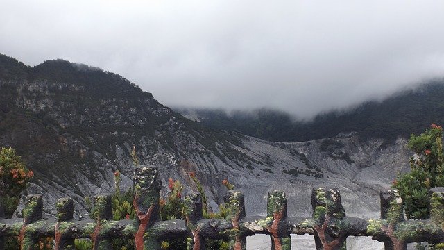 Free download Mountains Rock Tangkuban Perahu -  free photo or picture to be edited with GIMP online image editor