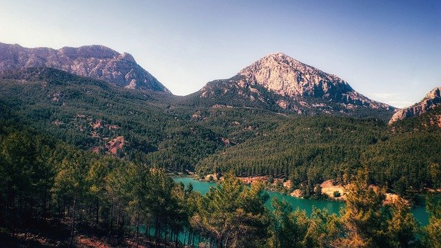 Free download mountains trees trekking antalya free picture to be edited with GIMP free online image editor