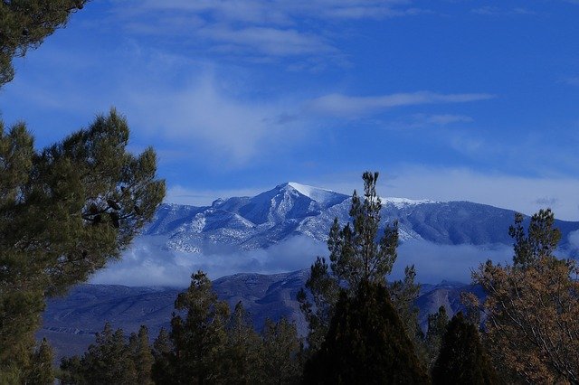 Free download Mount Charleston Sunrise Christmas -  free photo or picture to be edited with GIMP online image editor