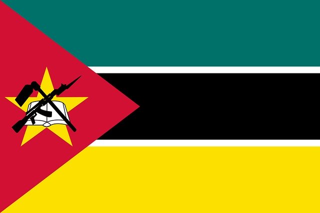 Free download Mozambique Africa Flag -  free illustration to be edited with GIMP free online image editor