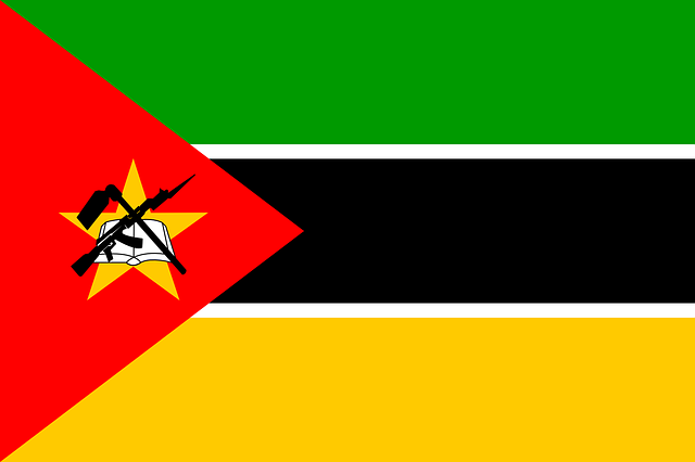 Free download Mozambique Flag National - Free vector graphic on Pixabay free illustration to be edited with GIMP free online image editor