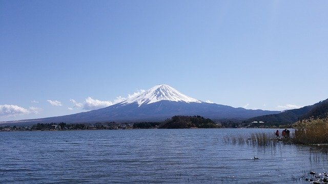 Free download Mt Fuji Lake Kawaguchi Mount -  free photo or picture to be edited with GIMP online image editor