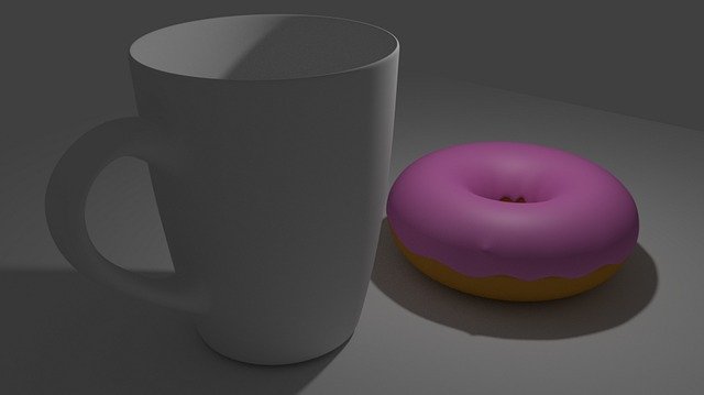 Free download Mug Donuts Delicious -  free illustration to be edited with GIMP free online image editor