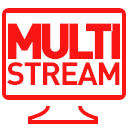 MultiStream  screen for extension Chrome web store in OffiDocs Chromium