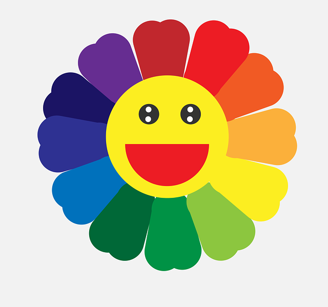 Free download Murakami Flower Pin Character - Free vector graphic on Pixabay free illustration to be edited with GIMP free online image editor