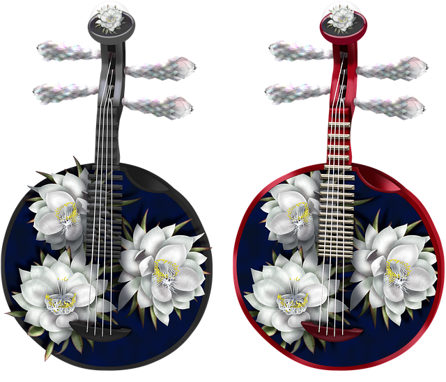 Free download Musical Instruments 月琴 Asia -  free illustration to be edited with GIMP free online image editor