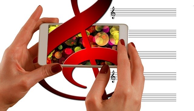 Free download Music Clef Smartphone -  free illustration to be edited with GIMP free online image editor