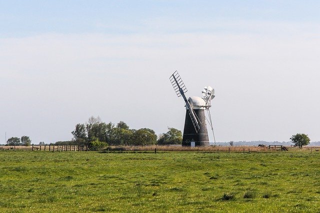 Free download Muttons Mill Windmill Halvergate -  free photo or picture to be edited with GIMP online image editor