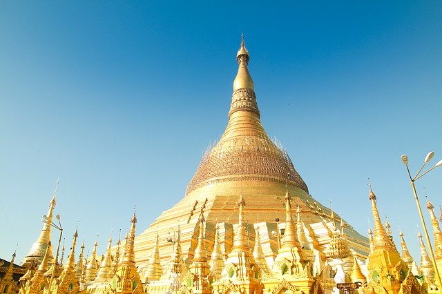 Free download Myanmar Yangon Pagoda -  free photo or picture to be edited with GIMP online image editor