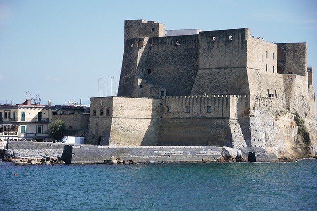 Free download Naples Castel DellOvo Sea -  free photo or picture to be edited with GIMP online image editor