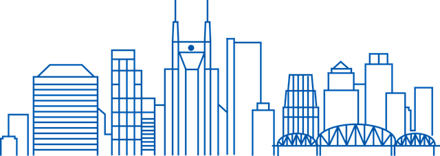 Free download Nashville Skyline Line Art -  free illustration to be edited with GIMP free online image editor