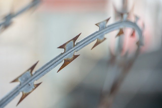 Free download Natodraht Barbed Wire Fence -  free photo or picture to be edited with GIMP online image editor