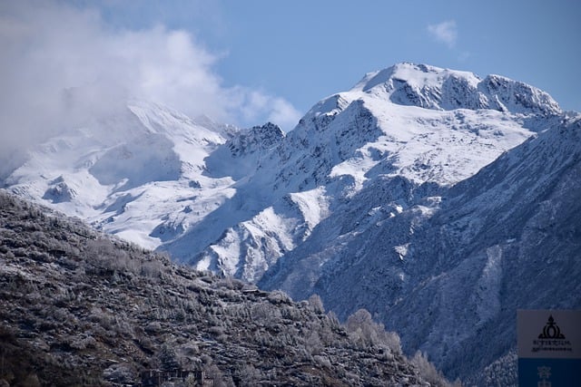 Free download nature snow mountain sichuan free picture to be edited with GIMP free online image editor