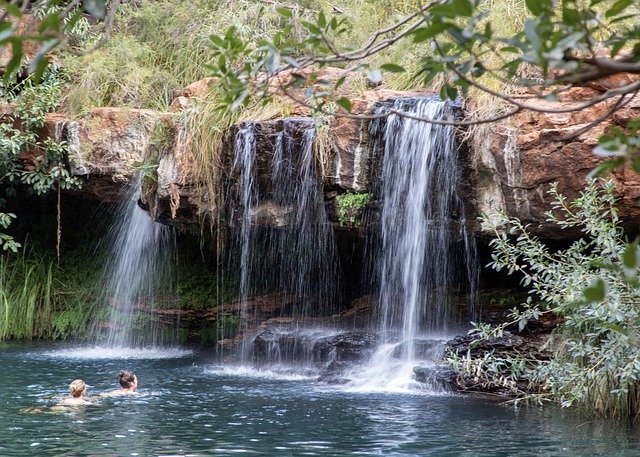 Free download Nature Waterfall River -  free photo or picture to be edited with GIMP online image editor