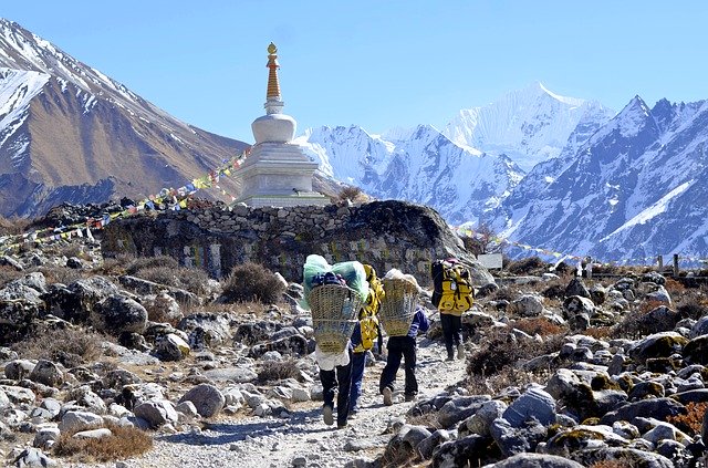 Free download Nepal Trek Langtang -  free photo or picture to be edited with GIMP online image editor