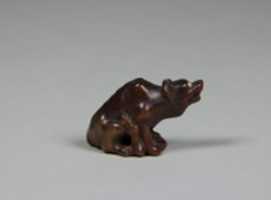 Free download Netsuke of a Wolf free photo or picture to be edited with GIMP online image editor