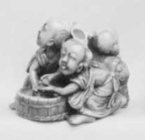 Free download Netsuke of Group of Four Children free photo or picture to be edited with GIMP online image editor