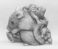 Free download Netsuke of Group of Mice free photo or picture to be edited with GIMP online image editor