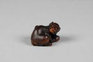 Free download Netsuke of Monkey Scratching His Back free photo or picture to be edited with GIMP online image editor