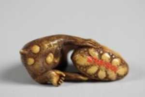 Free download Netsuke of Monkey with a Chestnut free photo or picture to be edited with GIMP online image editor