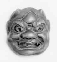 Free download Netsuke of Noh Mask; Demon (?) free photo or picture to be edited with GIMP online image editor