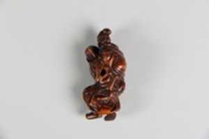 Free download Netsuke of Old Man Carrying a Woman on His Back free photo or picture to be edited with GIMP online image editor