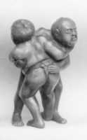 Free download Netsuke of Two Men Wrestling free photo or picture to be edited with GIMP online image editor