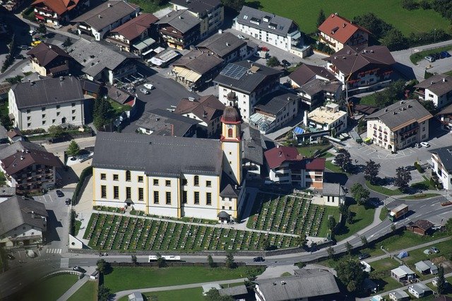 Free download Neustift Church Cemetery -  free photo or picture to be edited with GIMP online image editor