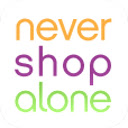 Never Shop Alone  screen for extension Chrome web store in OffiDocs Chromium