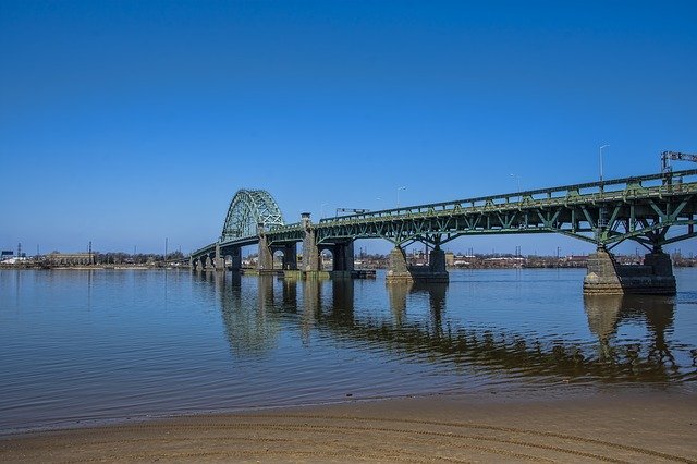 Free download New Jersey Bridge Delaware River -  free photo or picture to be edited with GIMP online image editor