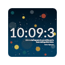 New Tab Clock  screen for extension Chrome web store in OffiDocs Chromium