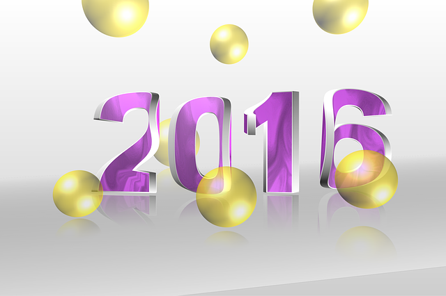 Free download New Year 2016 Party -  free illustration to be edited with GIMP free online image editor