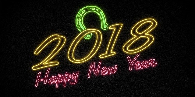 Free download New YearS Eve 2018 Horseshoe -  free illustration to be edited with GIMP free online image editor