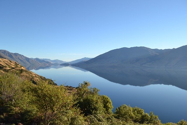 Free download New Zealand Lake Landscape -  free photo or picture to be edited with GIMP online image editor