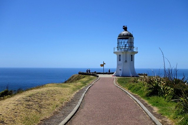 Free download Newzealand Lighthouse Cape Reinga -  free photo or picture to be edited with GIMP online image editor