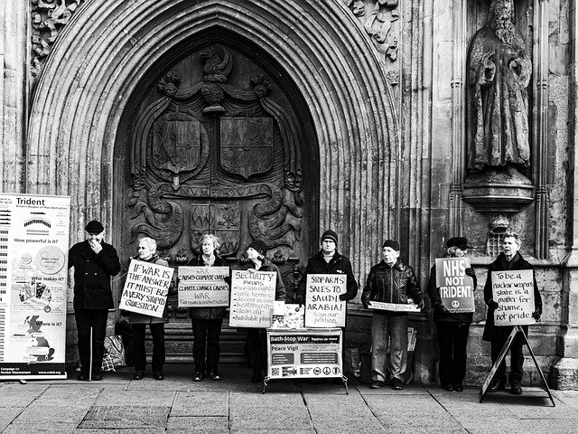 Free download nhs nuclear trident weapon protest free picture to be edited with GIMP free online image editor