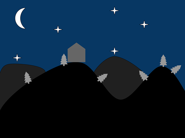 Free download Night House Dark - Free vector graphic on Pixabay free illustration to be edited with GIMP free online image editor