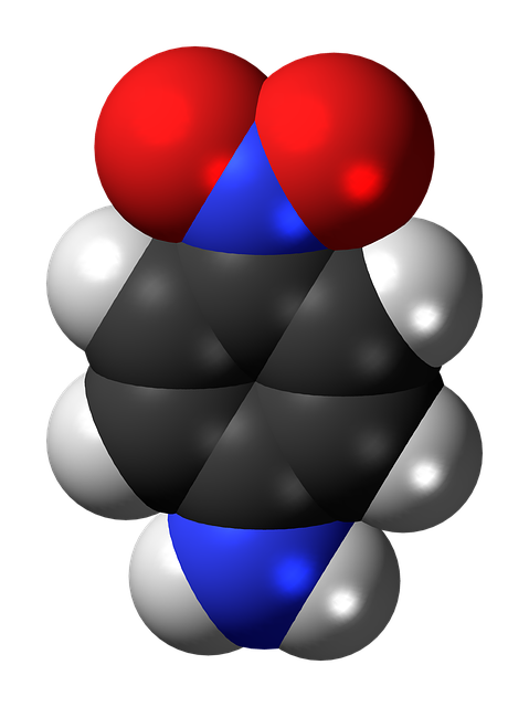 Free download Nitroaniline Chemistry Atoms -  free illustration to be edited with GIMP free online image editor