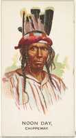 Free download Noon Day, Chippeway, from the American Indian Chiefs series (N2) for Allen & Ginter Cigarettes Brands free photo or picture to be edited with GIMP online image editor