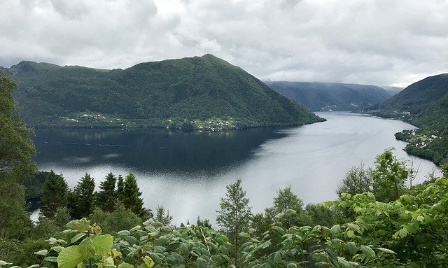 Free download Norway Fjord Lake -  free photo or picture to be edited with GIMP online image editor