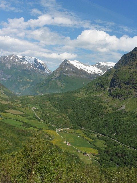 Free download Norway Mountains Landscape -  free photo or picture to be edited with GIMP online image editor