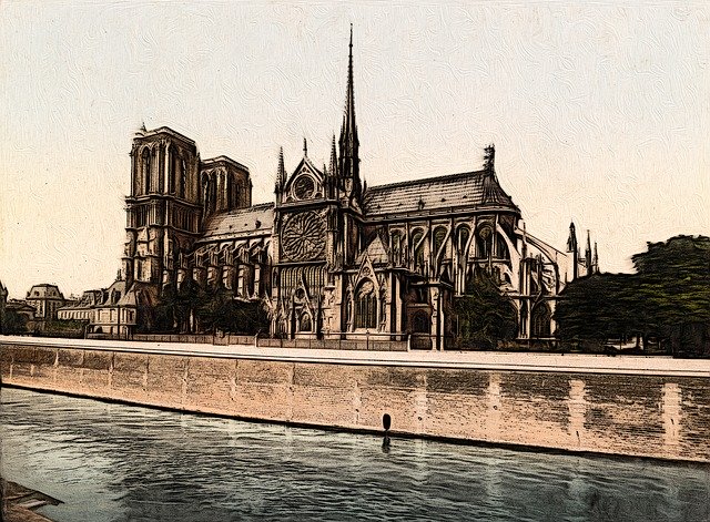 Free download Notre Dame Paris France -  free photo or picture to be edited with GIMP online image editor