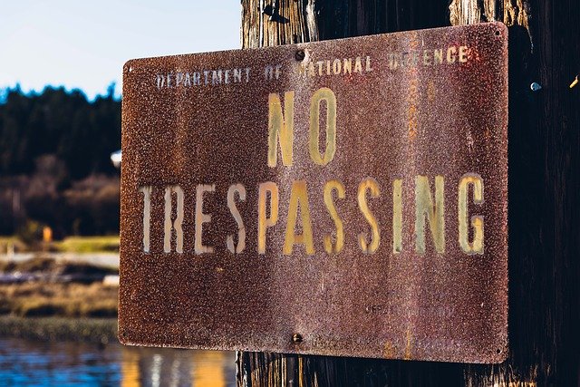 Free download No Trespassing Sign Department Of -  free photo or picture to be edited with GIMP online image editor