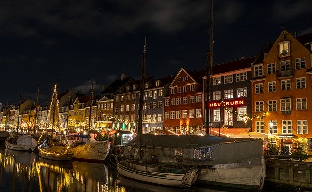 Free download Nyhavn Copenhagen Harbor -  free photo or picture to be edited with GIMP online image editor