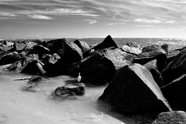 Free download Ocean Jetty Beach -  free photo or picture to be edited with GIMP online image editor